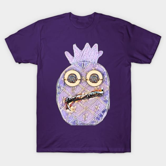 Ring-eyed pineapple light purple T-Shirt by FlossOrFi
